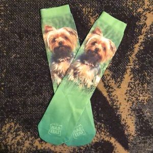 Yorkie high rise socks